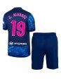 Atletico Madrid Julian Alvarez #19 Alternativní dres pro děti 2024-25 Krátký Rukáv (+ trenýrky)